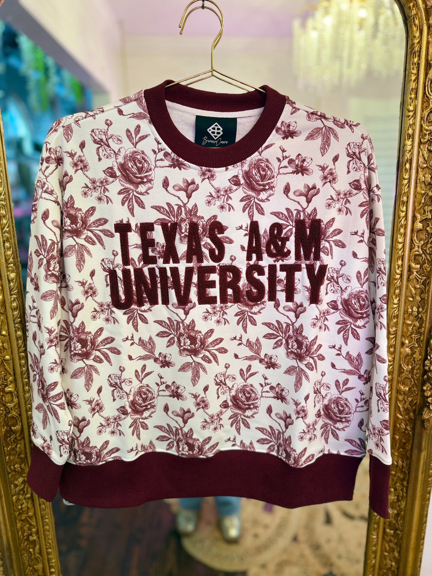 Floral Toile Sweatshirt | Brianna Cannon