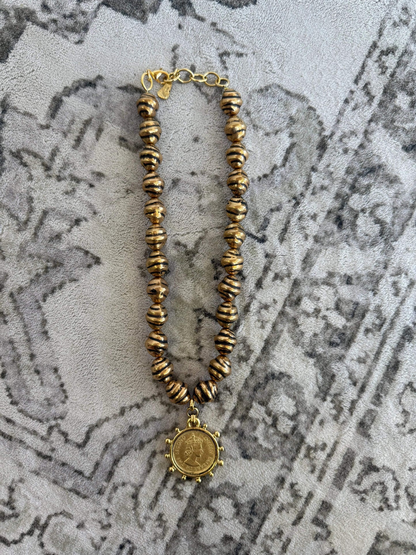 Old World Vintage Coin Necklace