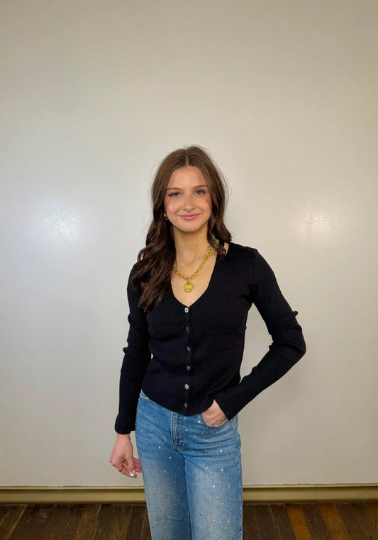 Moonstone Muse Button Down Cardigan