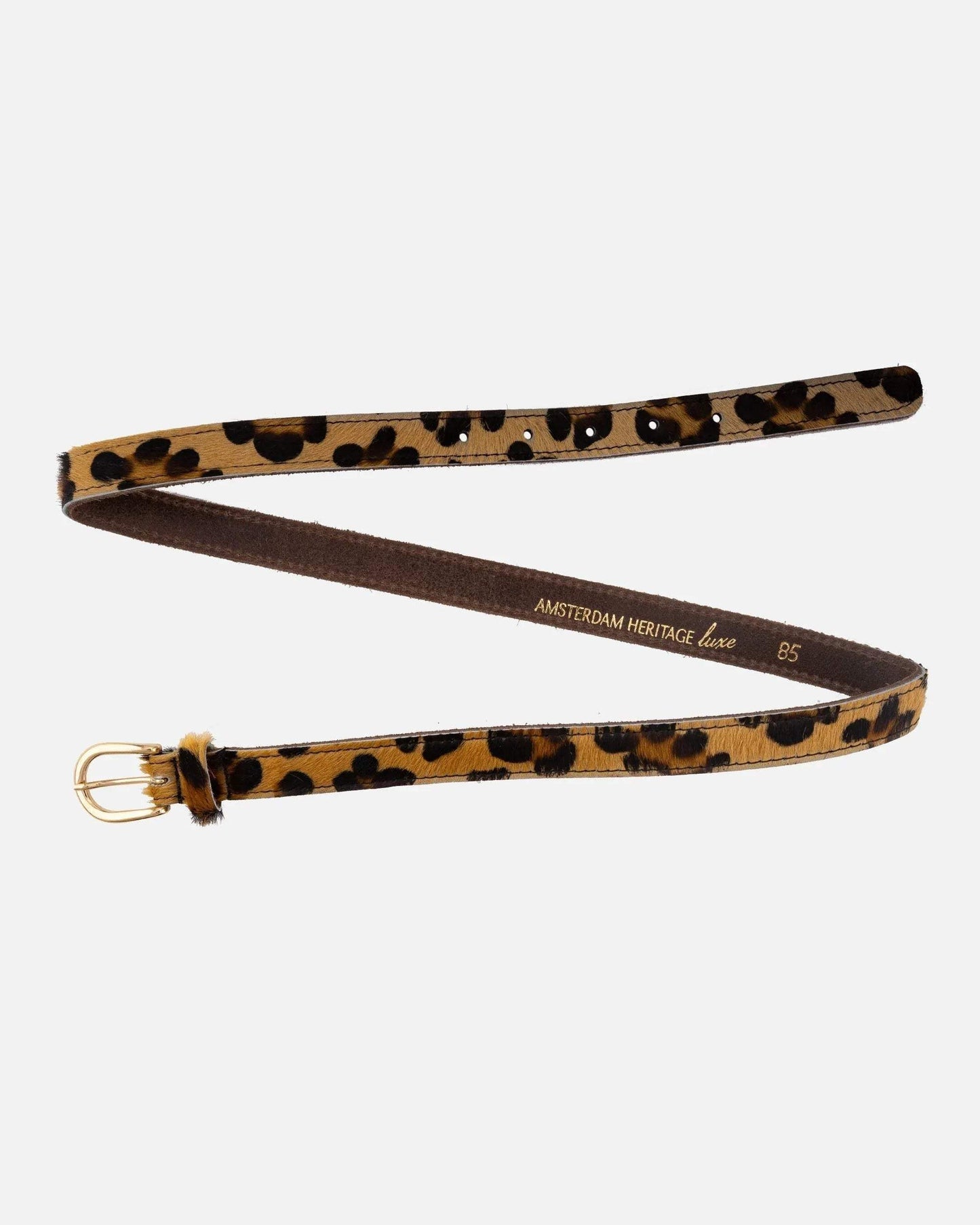 Dania Skinny Leopard Belt