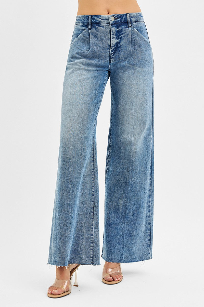 Fresh Press Pleated Wide Leg Pants | PLUS SIZE AVAILABLE