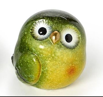 Decorative Hand-Painted Owl Figurine