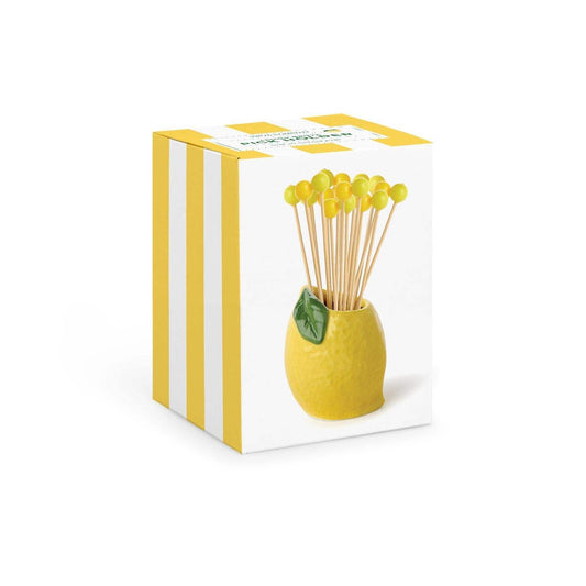 Lemon Grove Cocktail Pick Set