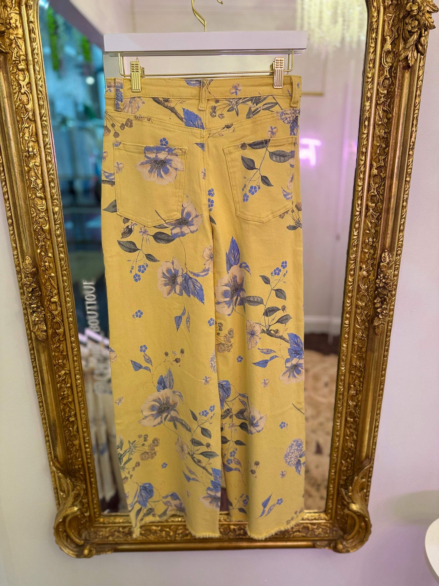Garden Party Floral Soft Stretch Top