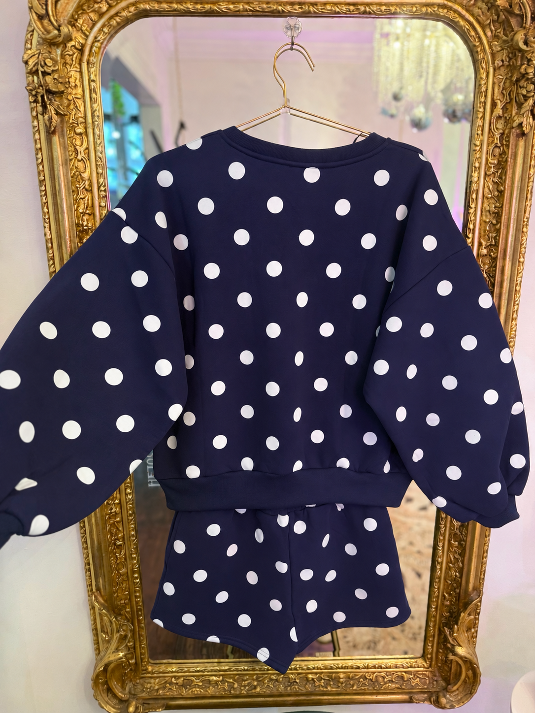 Polka Dot Dreams Fleece Lounge Set