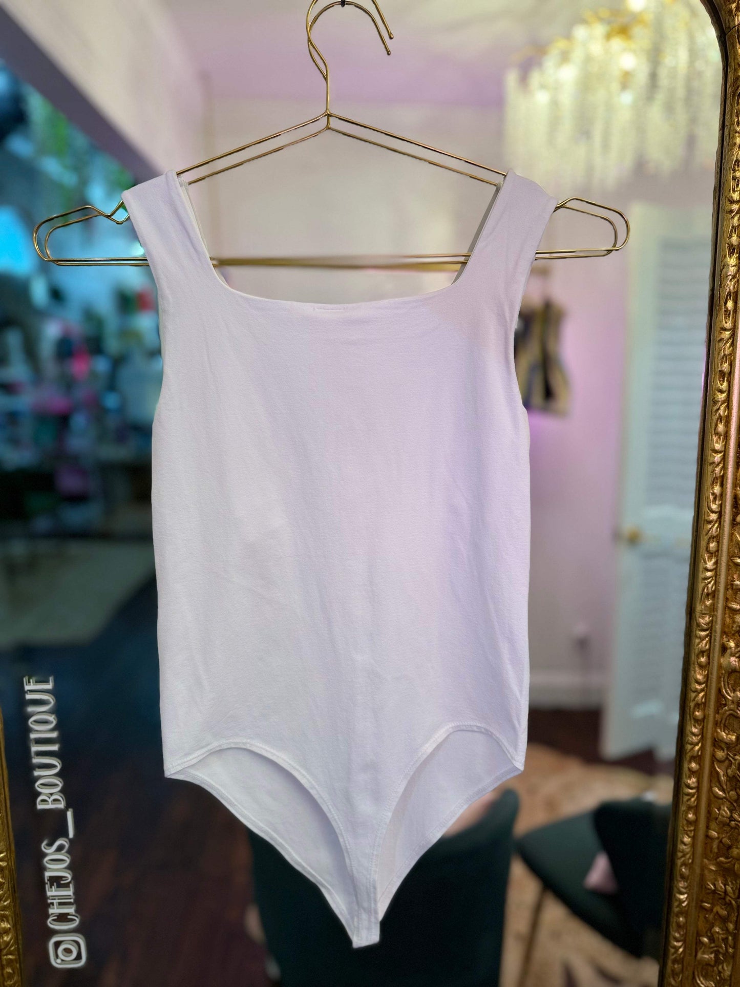 Brylee Square Neck Bodysuit - O/S
