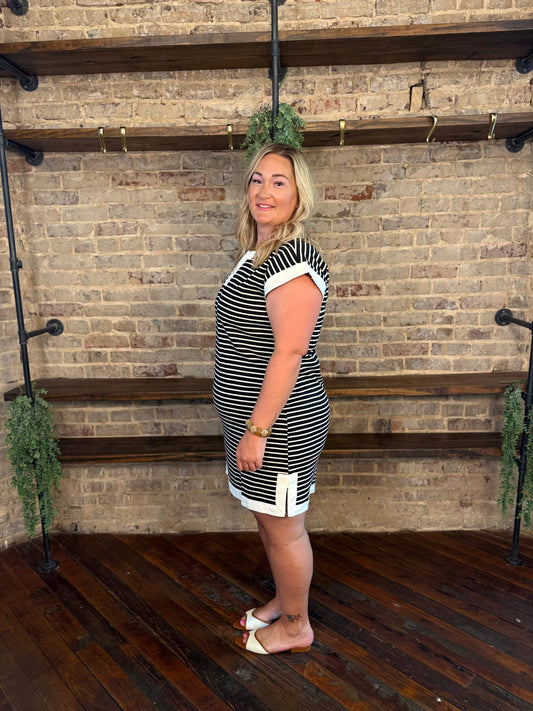 PLUS SIZE | Mia Drop Shoulder Dress