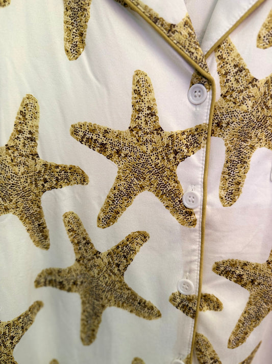 Sequin Starfish Pajama Set