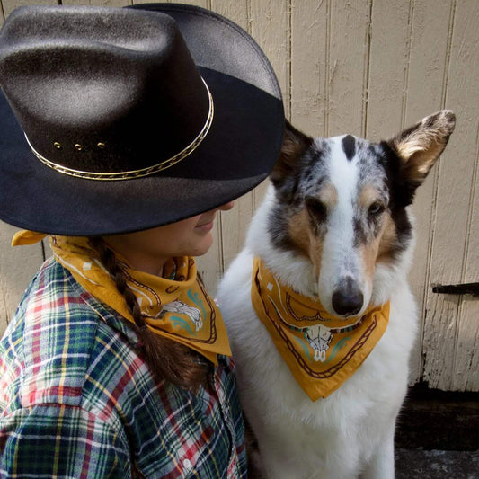 Western Dog & Human Bandana