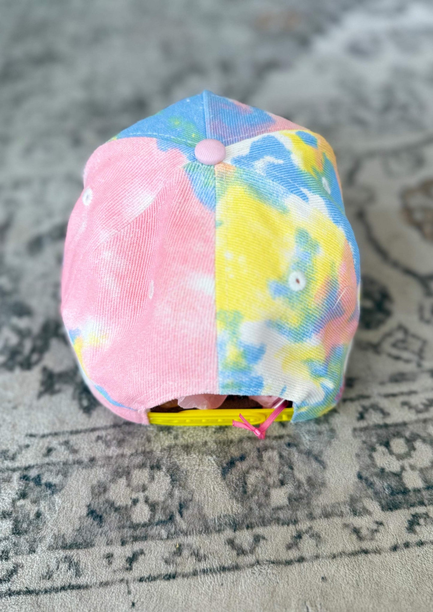 Embroidered Baseball Cap - "Out of Office" - Tie Dye