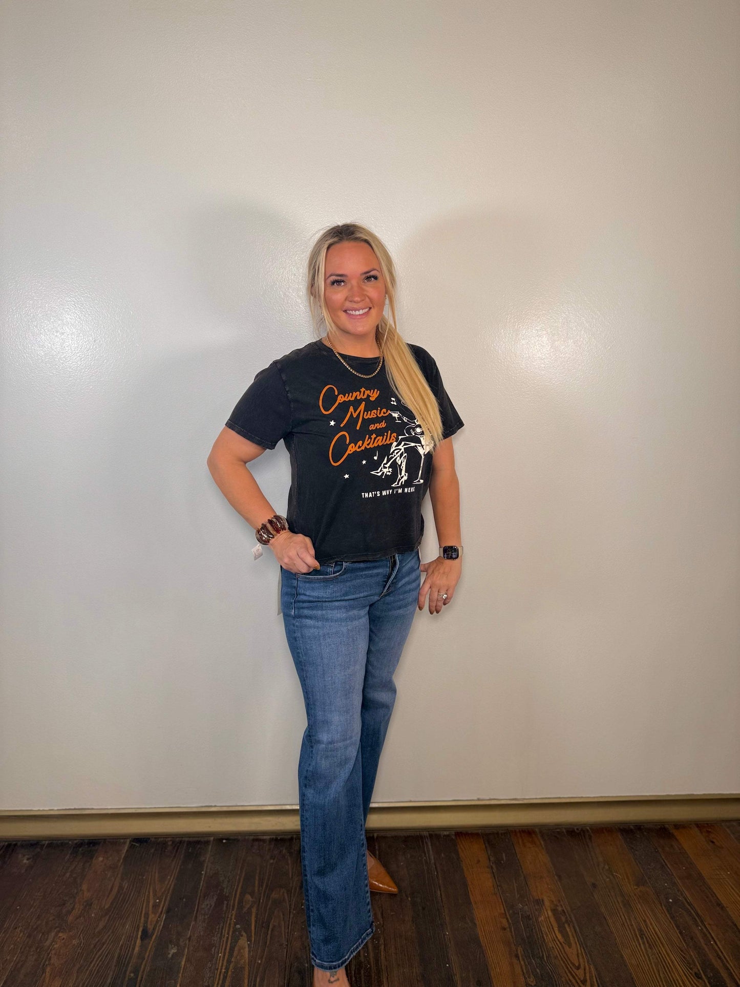 Country Music & Cocktails Graphic Tee