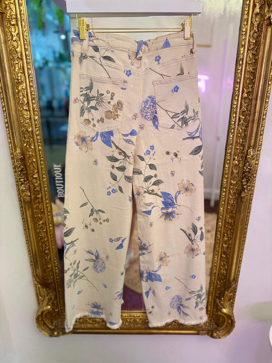 Garden Party Floral Soft Stretch Top