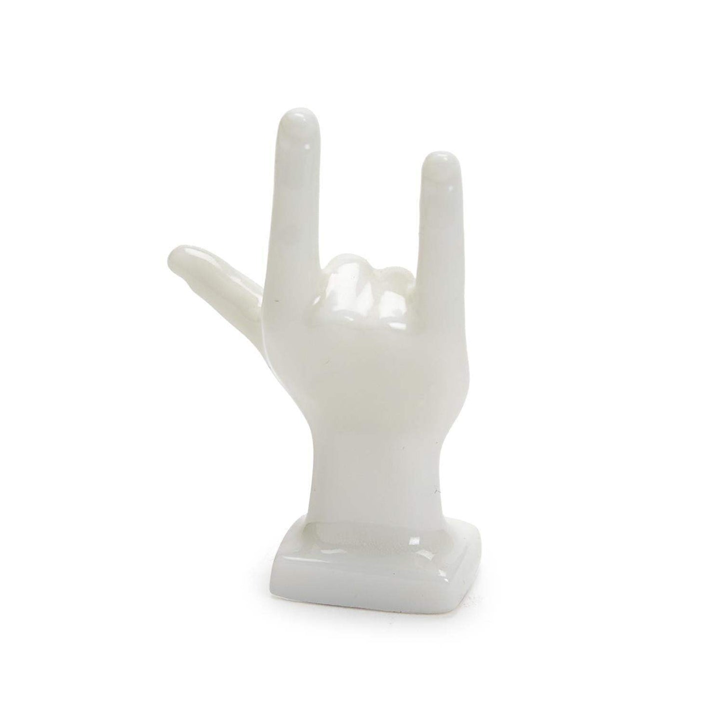 I Love You Hand Porcelain Matchbox Sculpture
