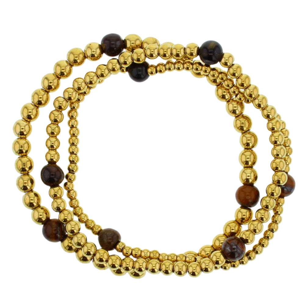 Riviera Gemstone Beaded Bracelets
