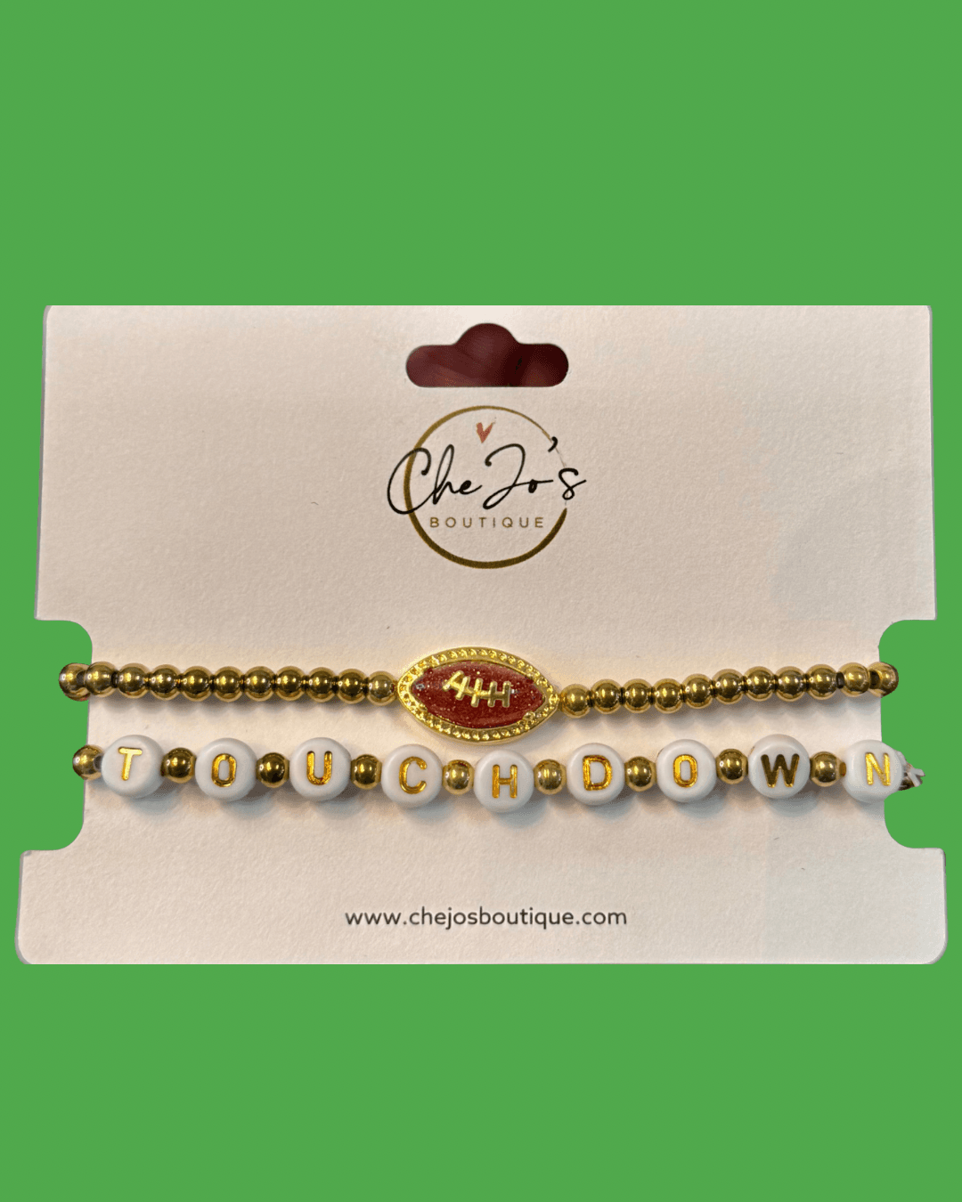 Game Day Stretch Bracelet Duo