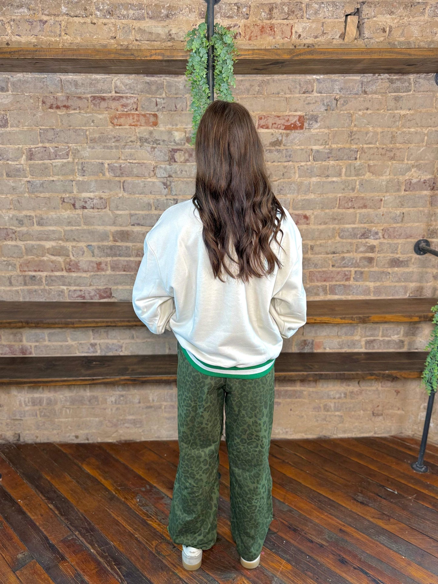Olive Leopard Cargo Joggers | PLUS SIZE AVAILABLE
