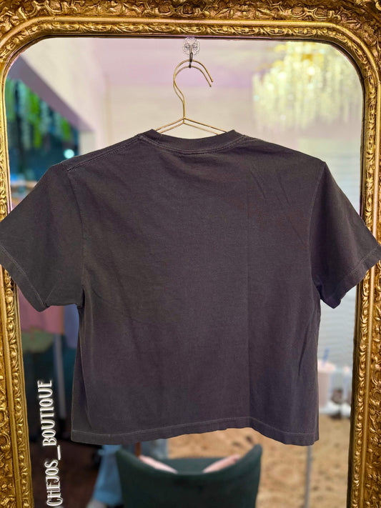 One More Game Mahjong Cropped Tee | PLUS SIZE AVAILABLE