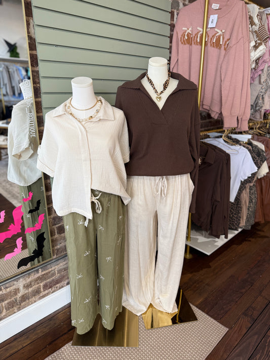 PLUS SIZE | Nicole Wide Leg Pant