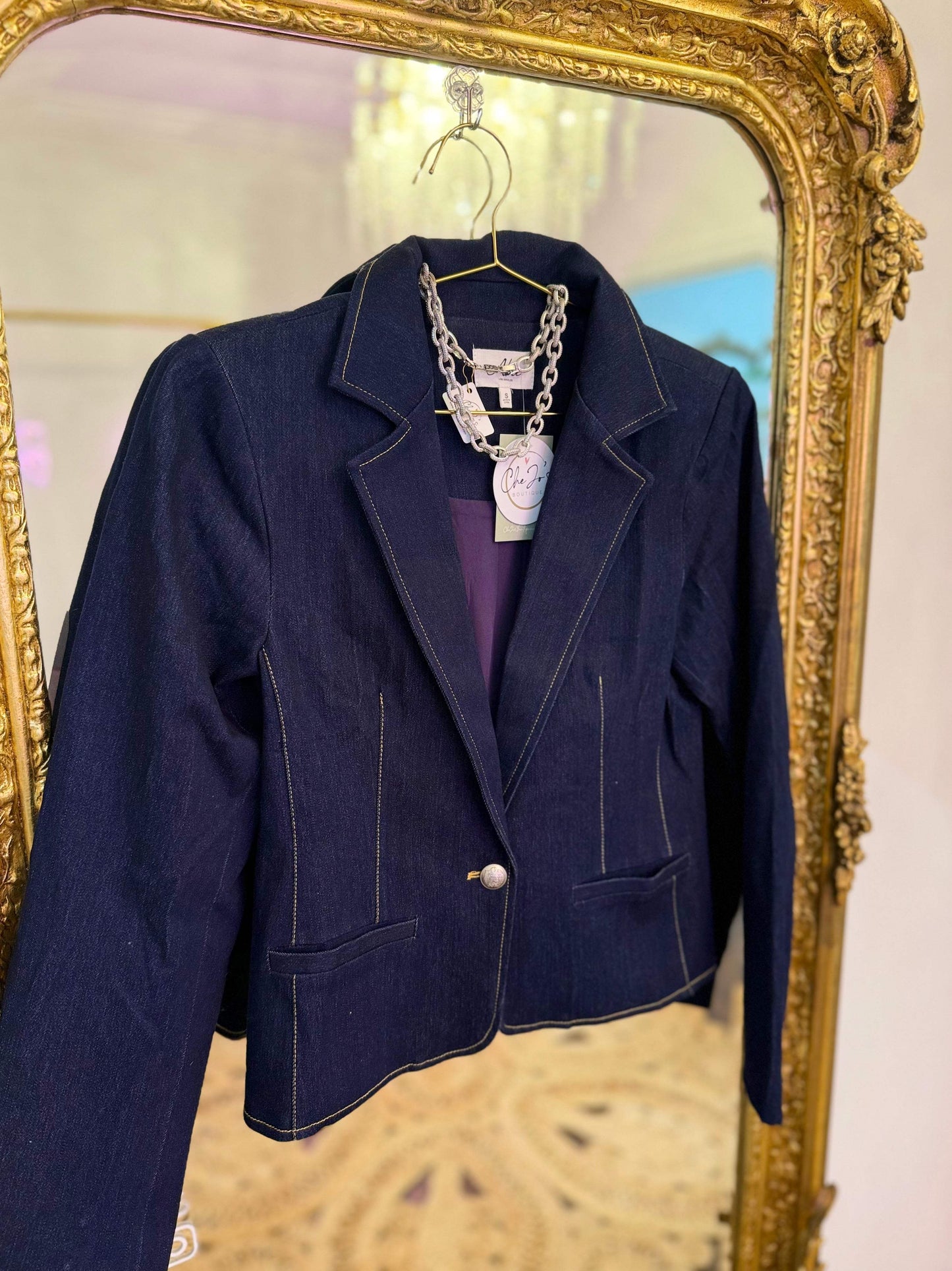 Lynn Denim Blazer