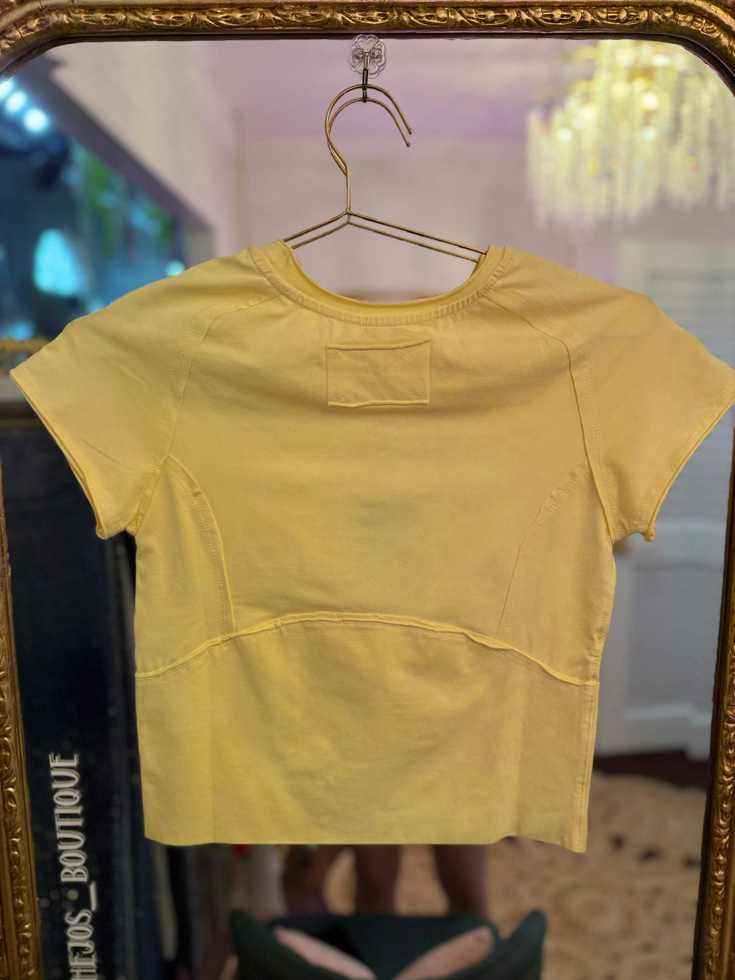 Phoebe Mineral Washed Crop Top
