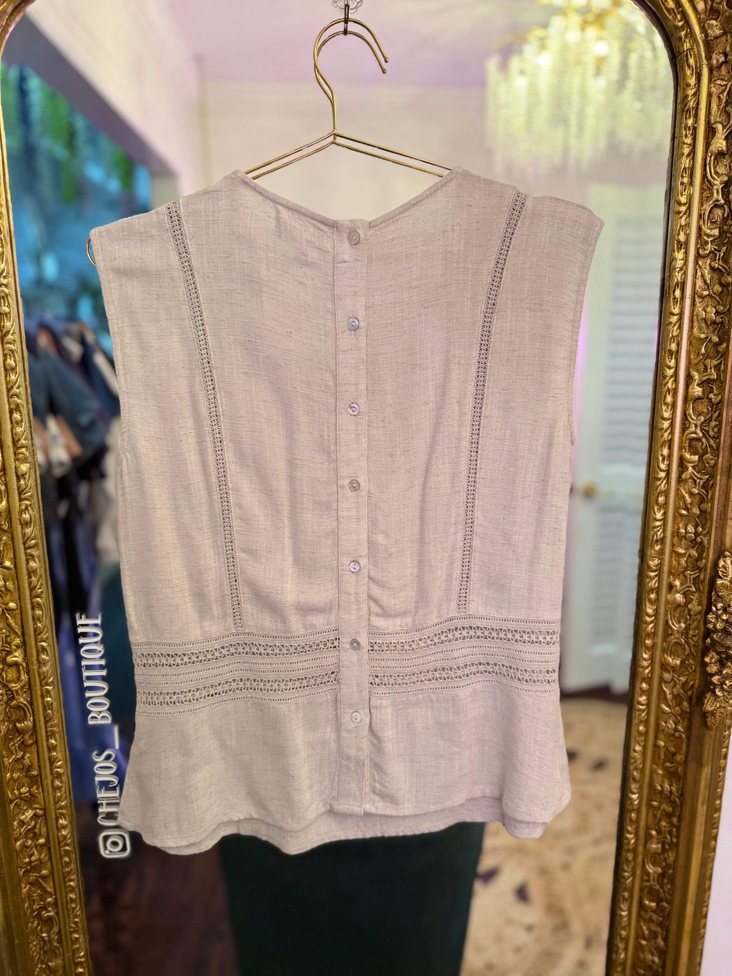Carly Crochet Lattic Tank Top | Kut from the Kloth
