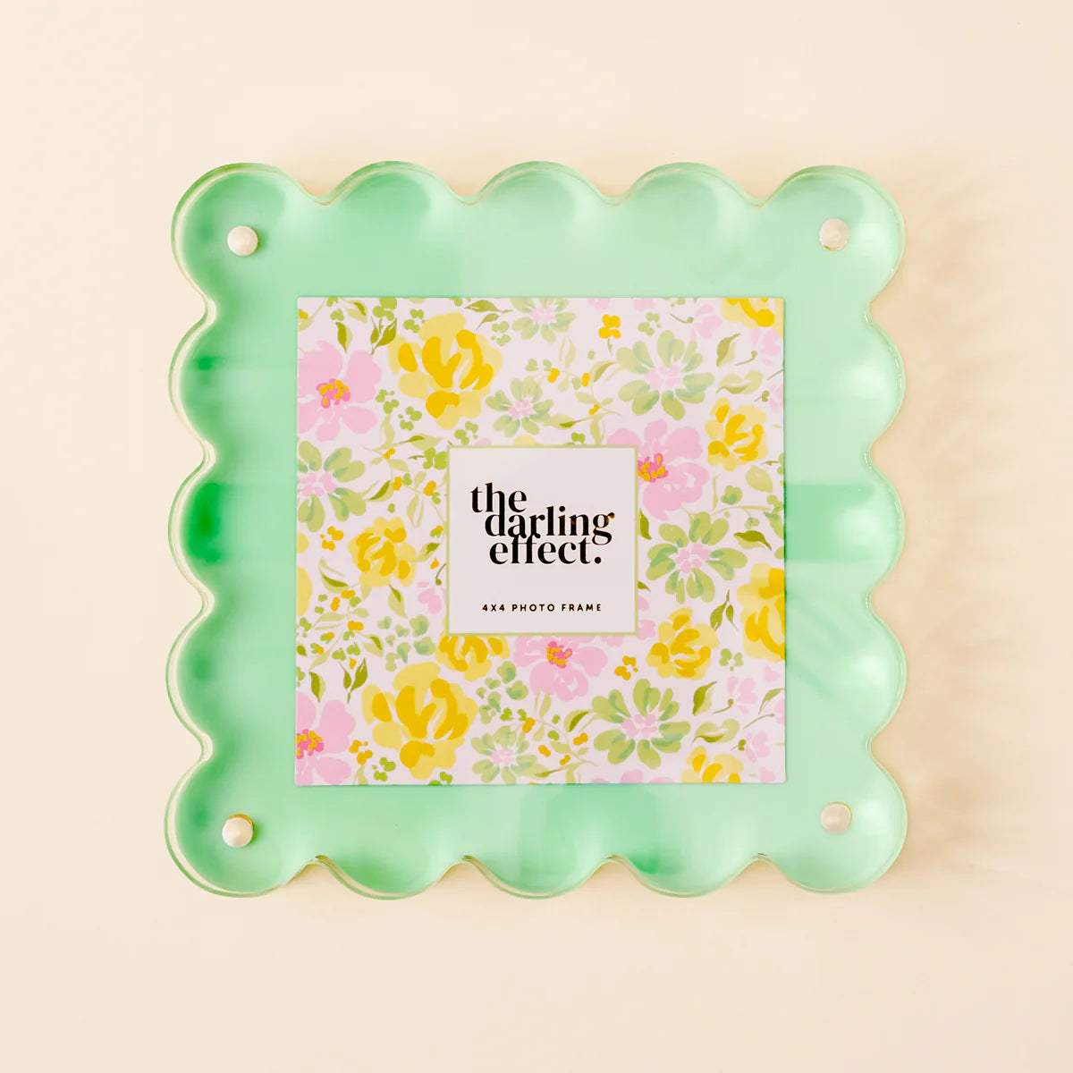Square Scalloped Acrylic Frame