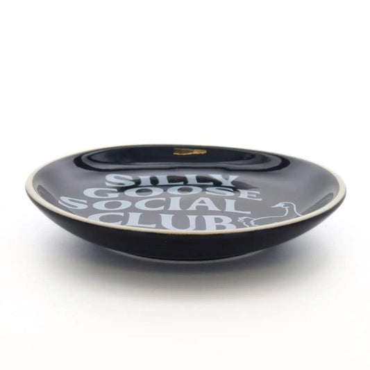Silly Goose Social Club Round Trinket Tray