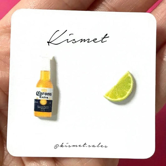 Twist of Lime Stud Earrings