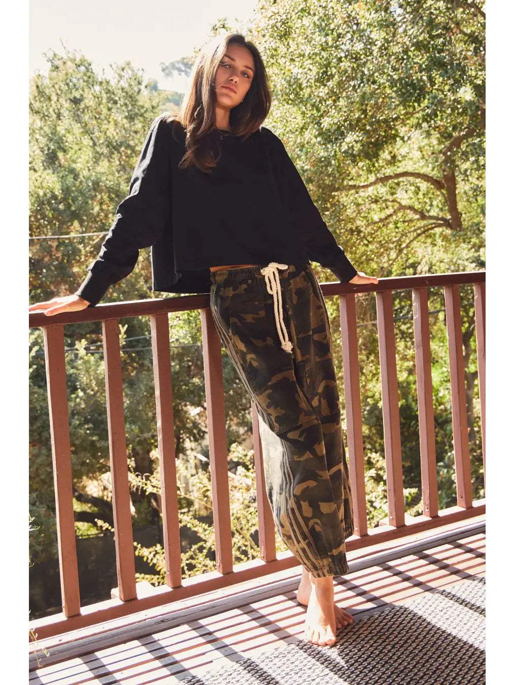 Wild Side Camo Drawstring Pants