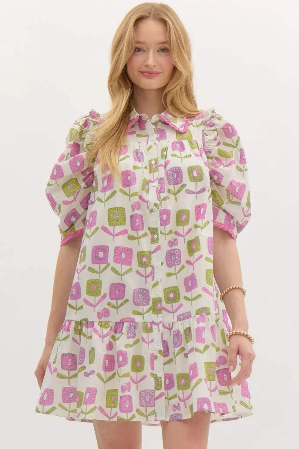 Tyler Button Down Mini Dress