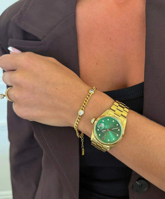 Avery CZ Bracelet | Water Resistant - Chansutt Pearls