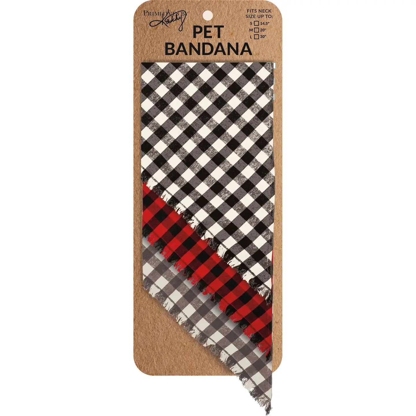 Christmas Plaid Dog Bandanas | Set of 3
