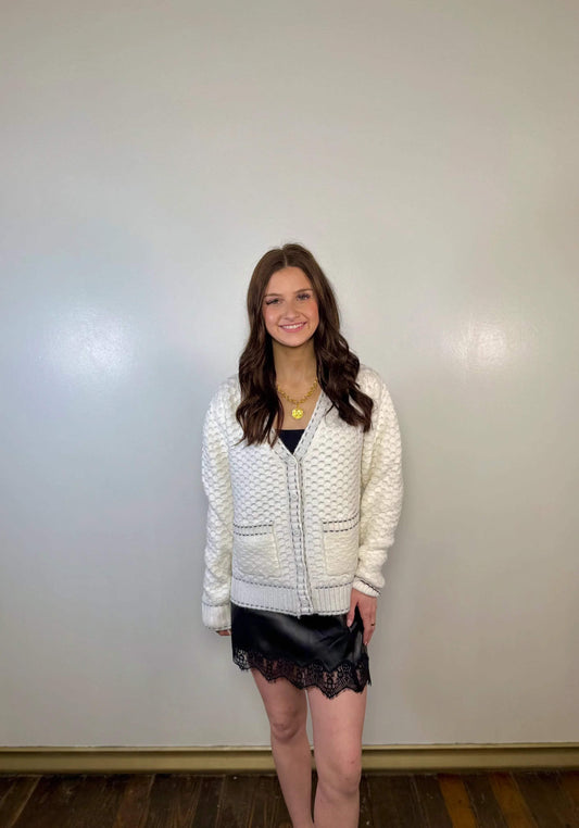 Cozy Grove Contrast Cardigan