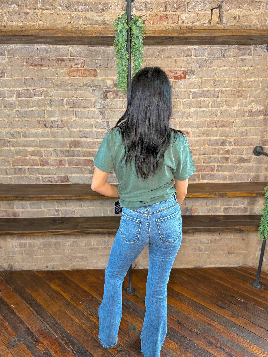 Ana High Rise Fab AB Flare All Over - Obtain | Kut from the Kloth | PLUS SIZE AVAILABLE