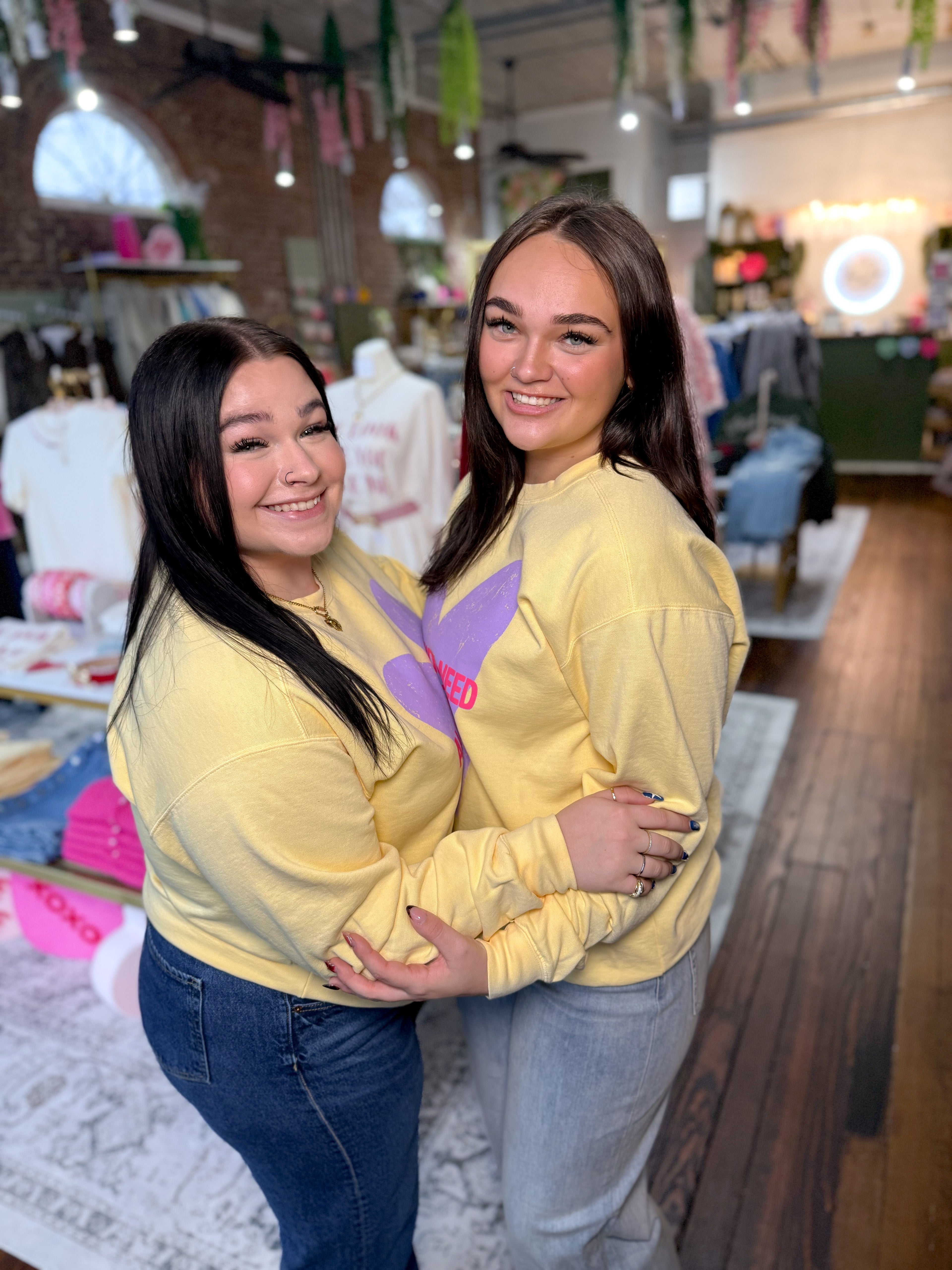 All You Need Is Love Sweatshirt | PLUS SIZE AVAILABLE