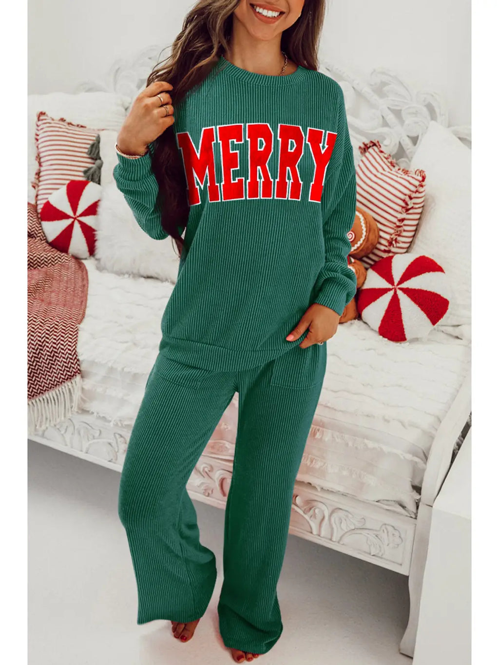 Merry Ribbed Cozy Set