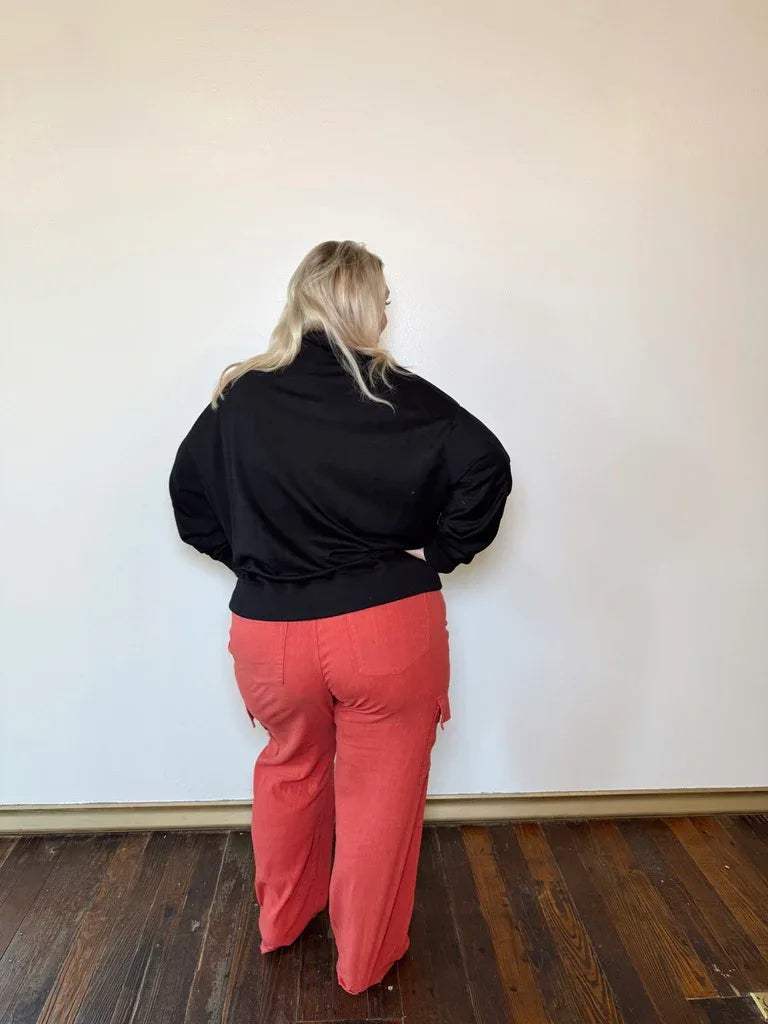 Akia Mid Rise Wide Leg Cargo Pants | PLUS SIZE AVAILABLE | Kut from the Kloth