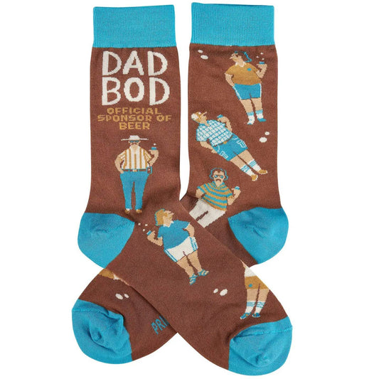 Classic Woven Crew Socks - Dad