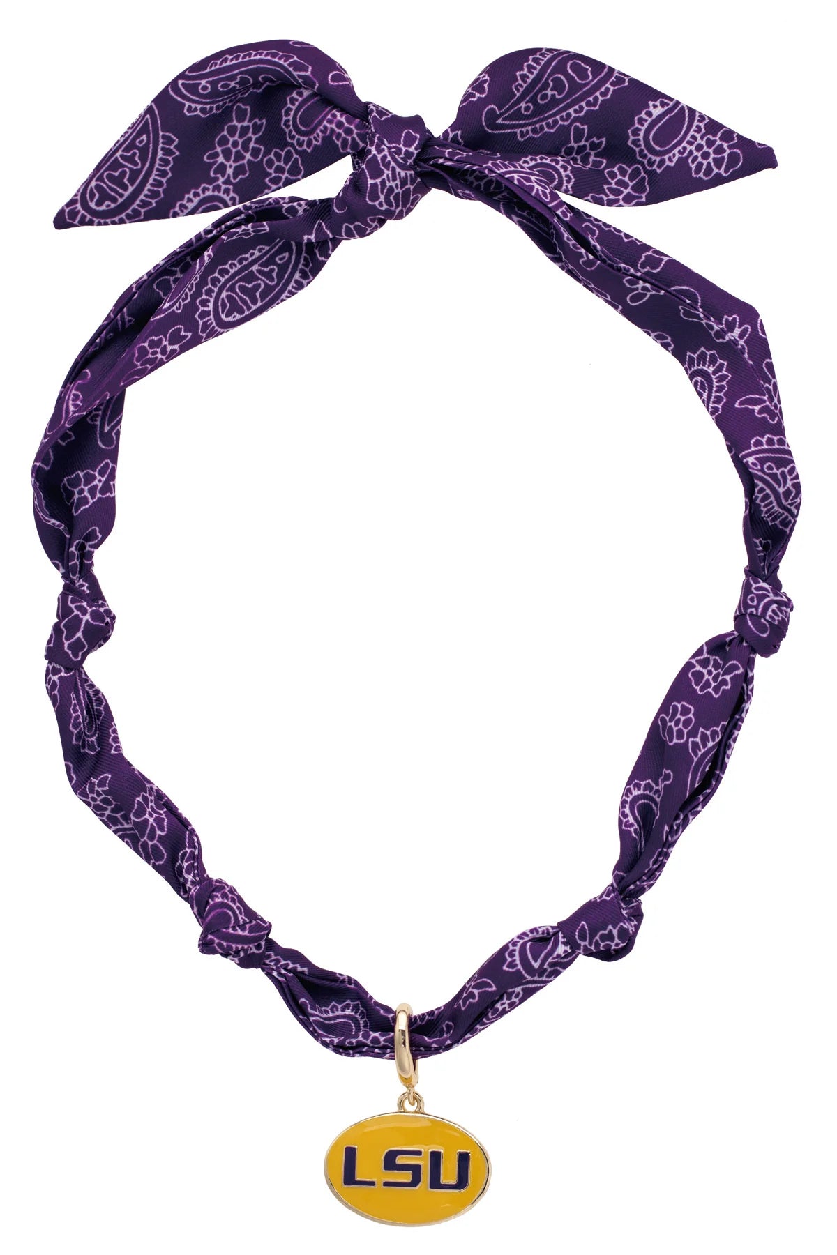 College Logo Bandana Scarf Necklace