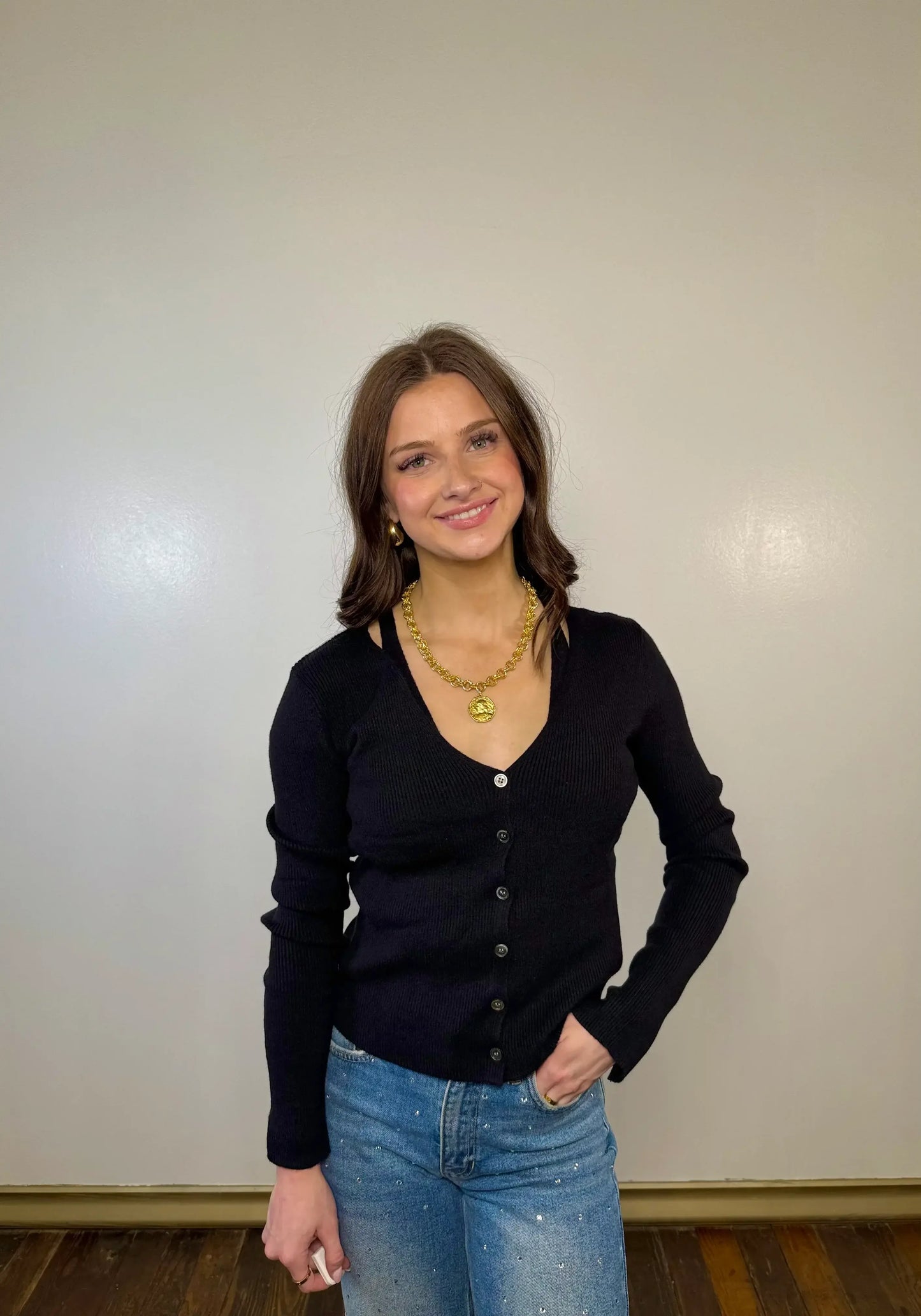 Moonstone Muse Button Down Cardigan