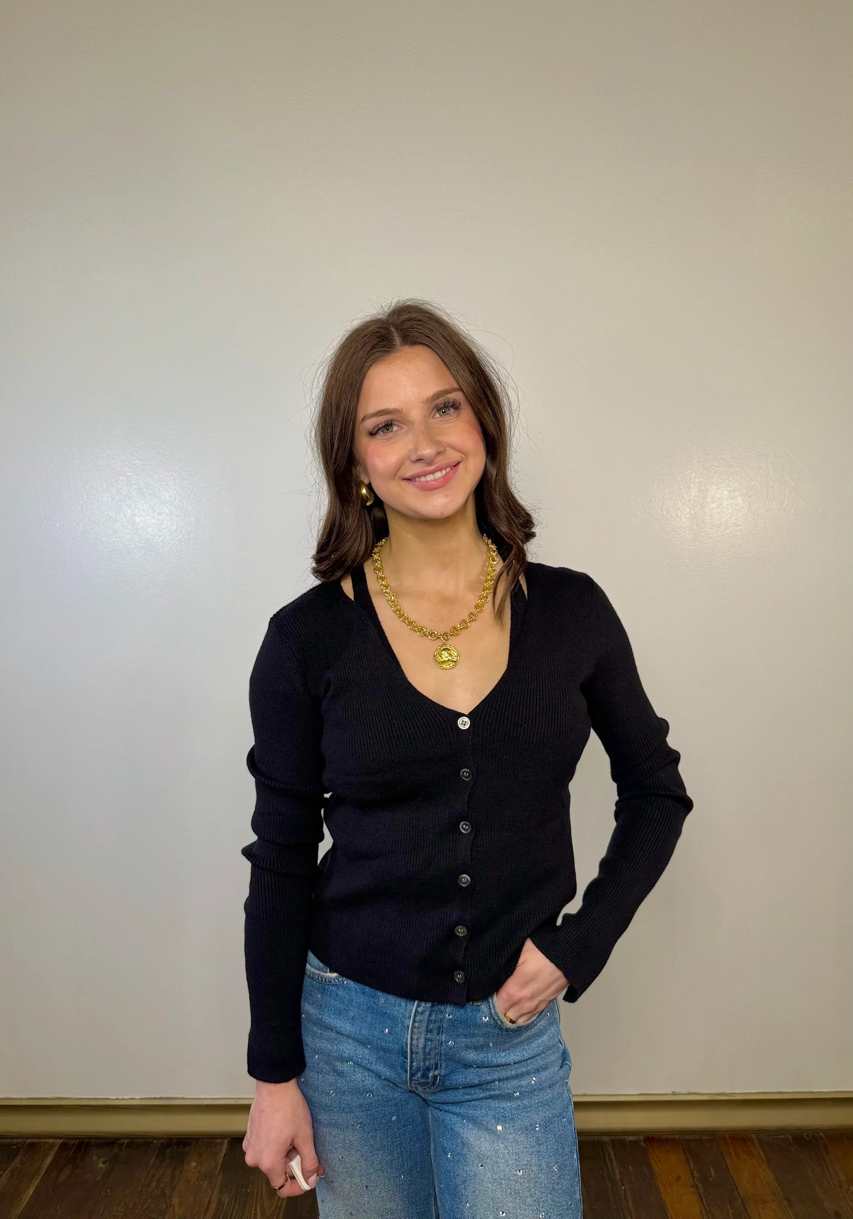 Moonstone Muse Button Down Cardigan