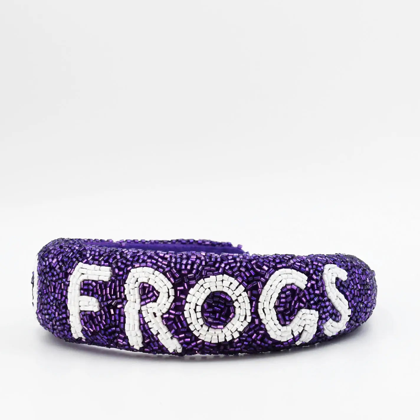 TCU Go Frogs Beaded Headband