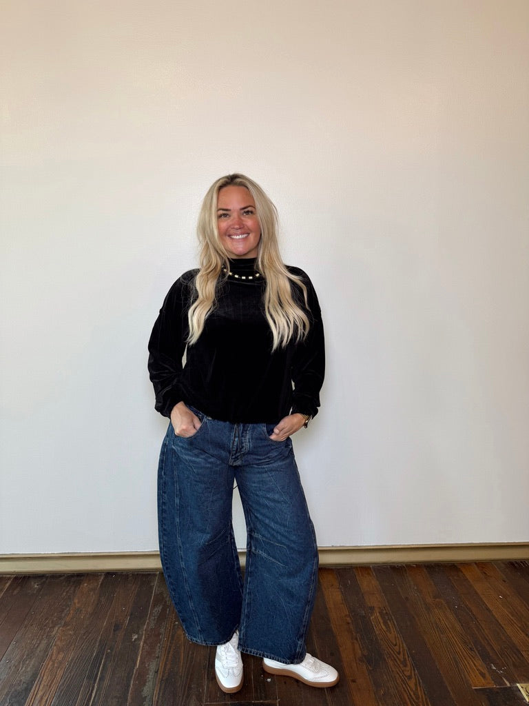 Carmen Washed Barrel Jeans