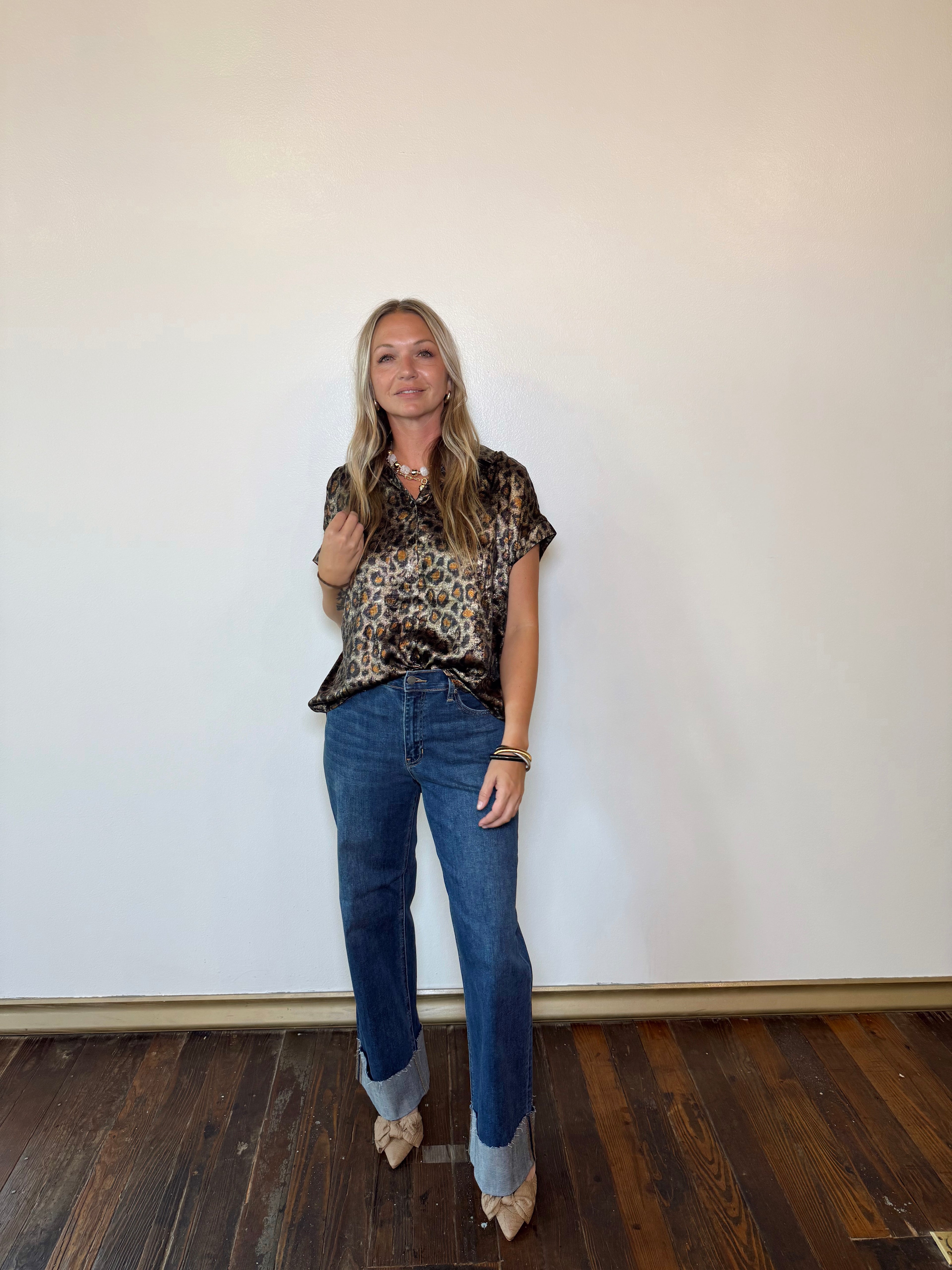 In The Jungle Leopard Blouse