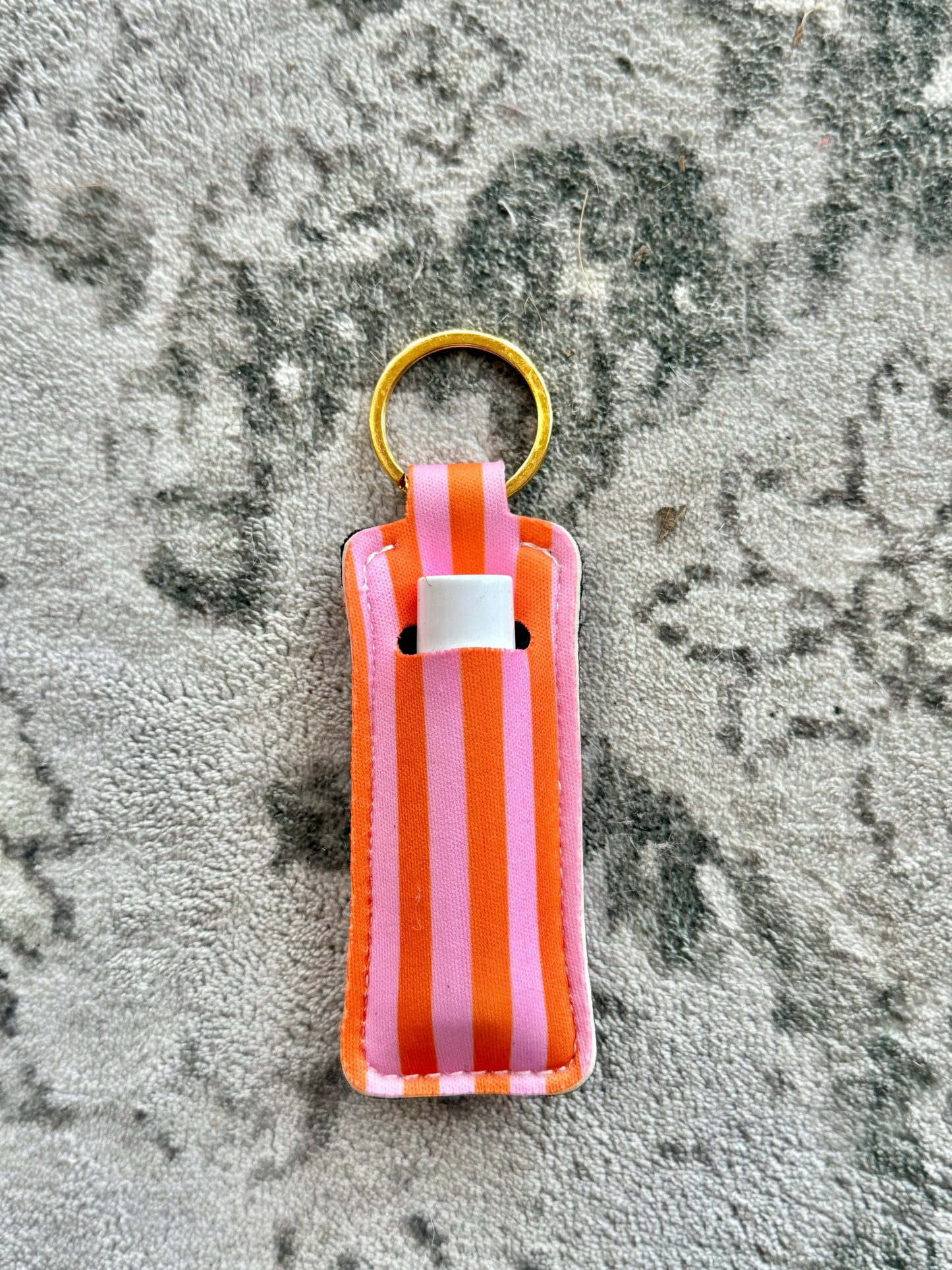Chapstick Holder Keychain | Comes W/ Vanilla Che Jo's Chapstick