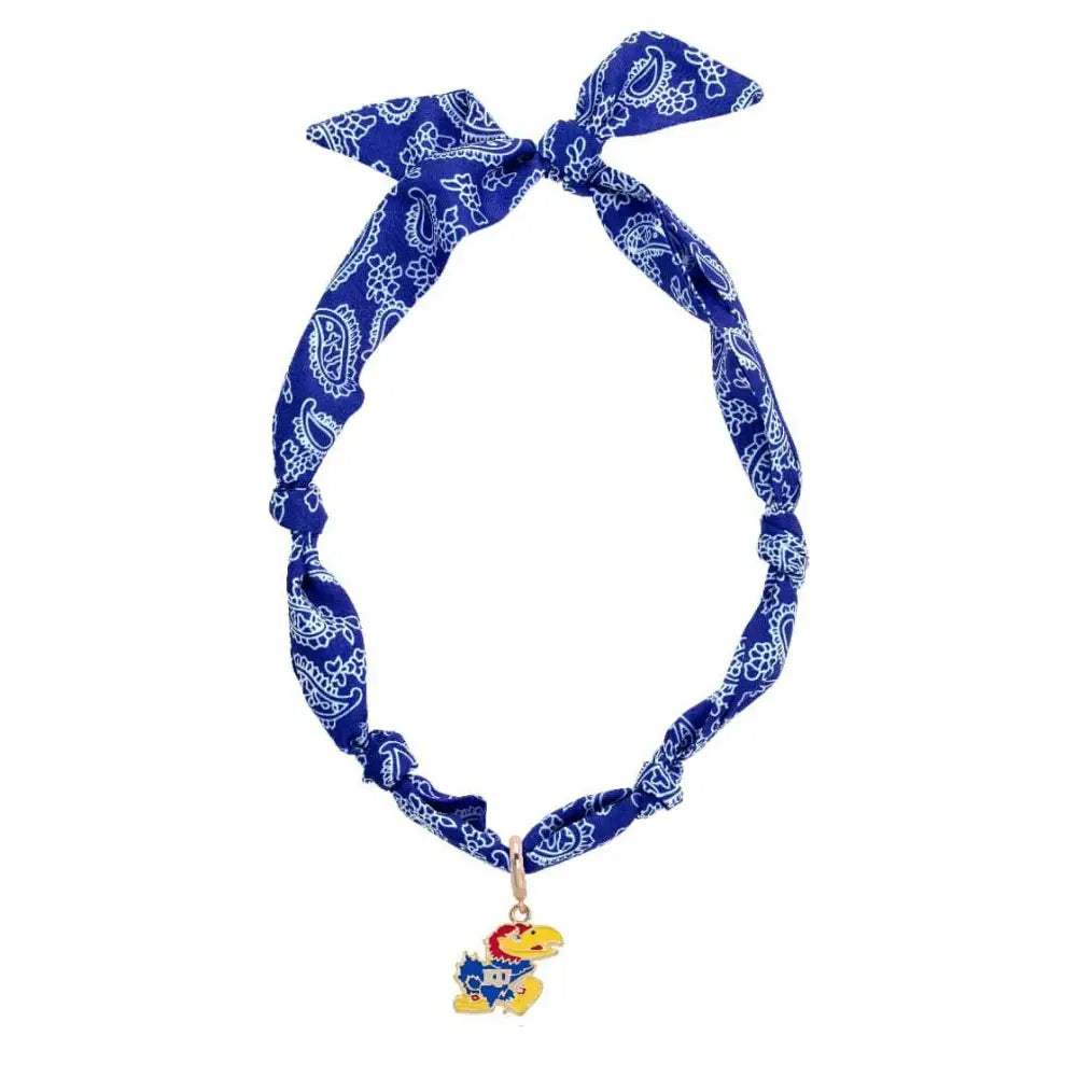College Logo Bandana Scarf Necklace