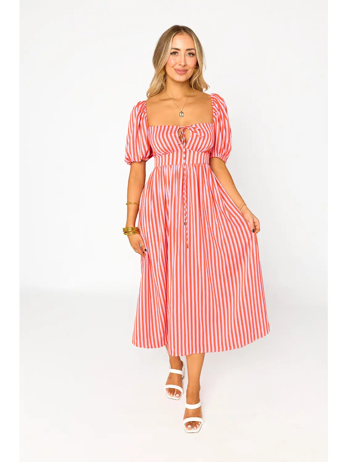 Olsen Sun Glow Midi Dress | BuddyLove