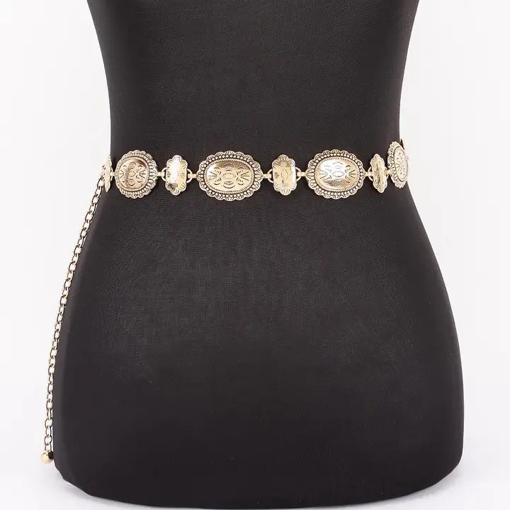 Vintage Metal Chain Belt