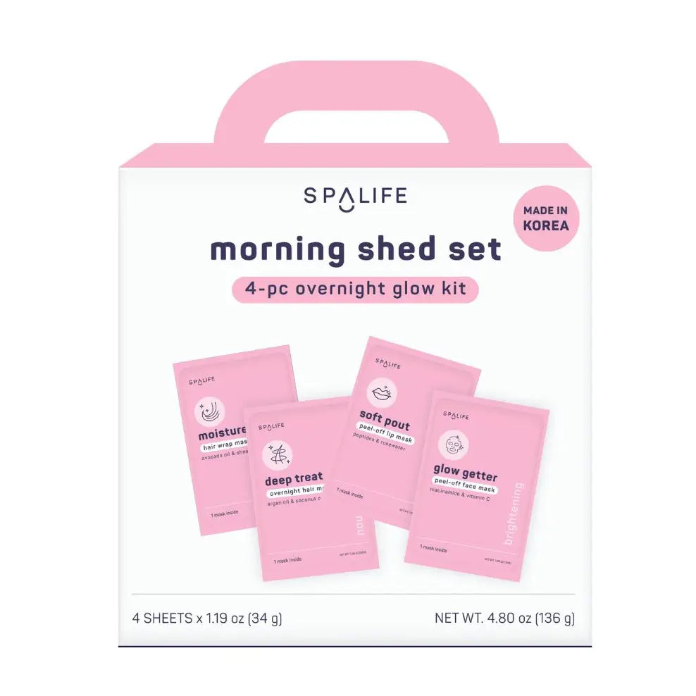 Christmas Holiday Morning Shed | 4pc Overnight Glow Set
