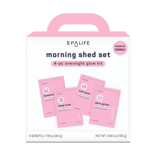 Christmas Holiday Morning Shed | 4pc Overnight Glow Set